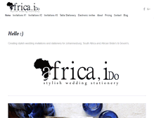 Tablet Screenshot of africaido.com